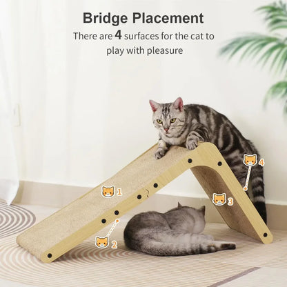 Cat Scratching Post Large L-Shape Cardboard Scraper Pet Toy