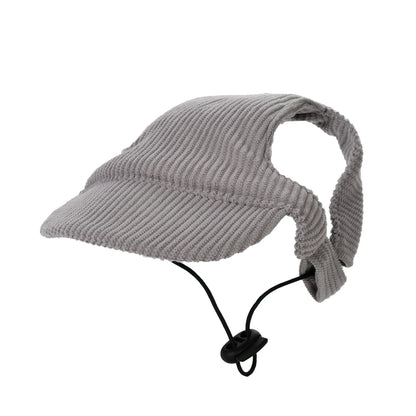 Cute Pet Hat Adjustable Breathable Cap With Ear Holes For Cats Dogs
