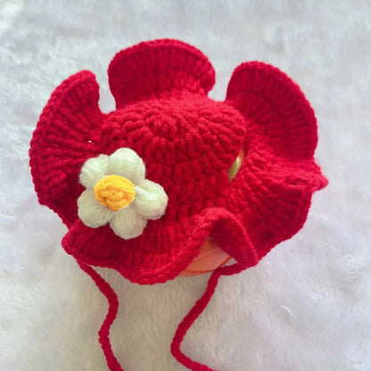 Cute Cat Hat Funny Pet Party Cosplay Knitted Headwear Accessories