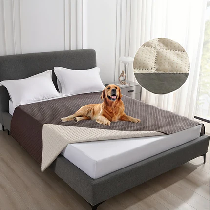 Waterproof Dog Bed Cover - Anti-Leak Pet Blanket For Furniture