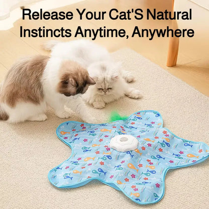 Interactive Cat Toy Hide And Seek With Motion Activated Features