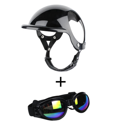Dog Helmet For Small Medium Dogs Hiking Cycling Pet Safety Gear