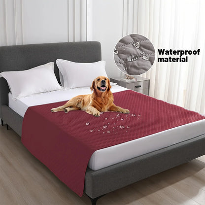 Waterproof Dog Bed Cover - Anti-Leak Pet Blanket For Furniture