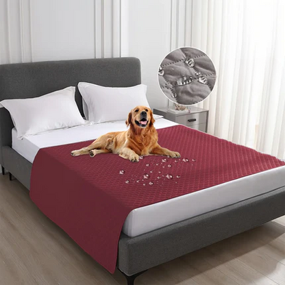 Waterproof Dog Bed Cover - Anti-Leak Pet Blanket For Furniture