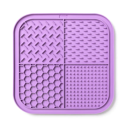 Pet Silicone Lick Mat For Dogs Cats Slow Feeding Training Plate