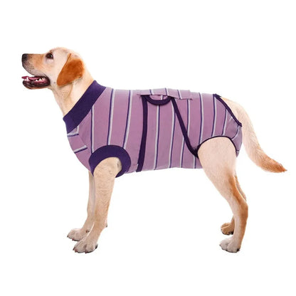 Recovery Suit For Dogs After Surgery - Soft Breathable Bodysuit