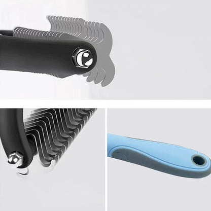 Professional Pet Deshedding Brush for Dogs and Cats Grooming Tool