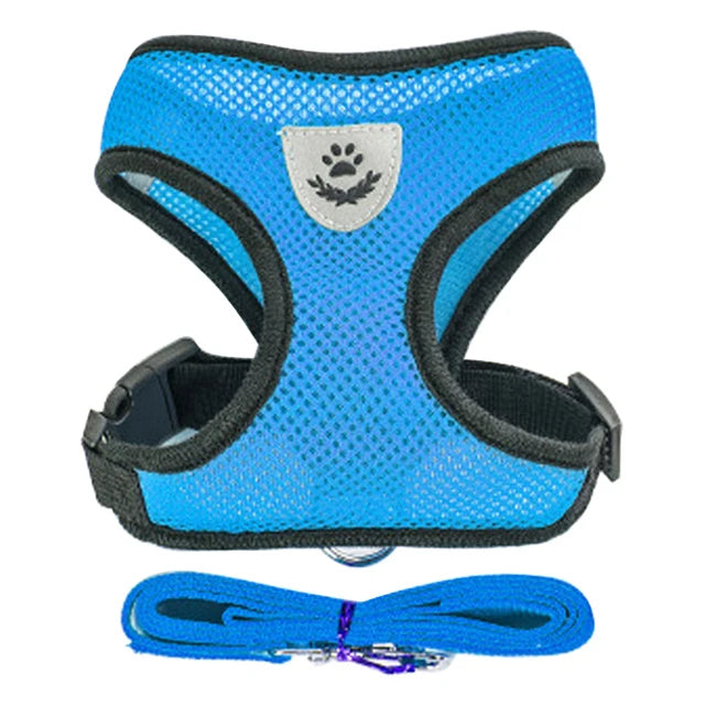 Dog Harness For Small Dogs - Adjustable Pet Harness And Leash Set
