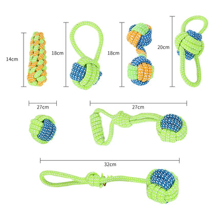 Dog Rope Toys For Large And Small Dogs Interactive Cotton Chew Toy