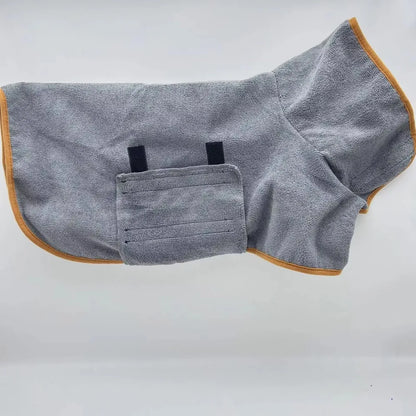 Premium Dog Bathrobe Absorbent Quick Drying Bath Towel For All Sizes