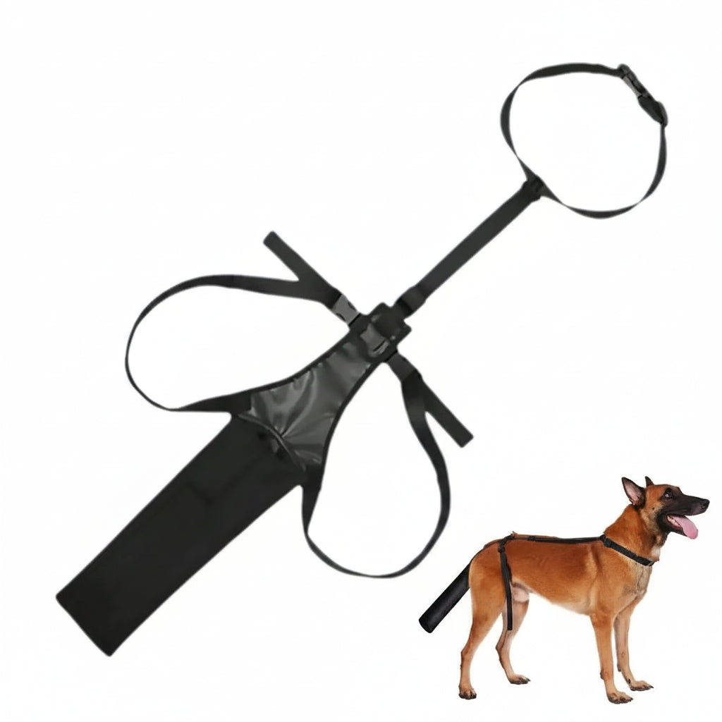 Adjustable Dog Tail Protector - Breathable Wound Cover With Harness