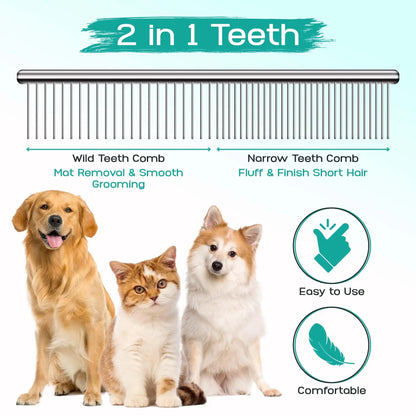 5 In 1 Professional Dog Grooming Scissors Set With Safety Tips