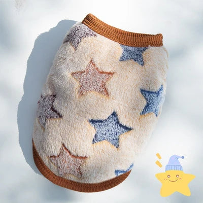 Cute Dog Winter Vest For Small Dogs Cats Warm Pet Sweater Jacket