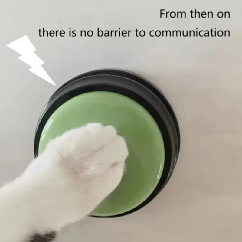 Interactive Dog Toys With Recordable Talking Buttons For Pet Training