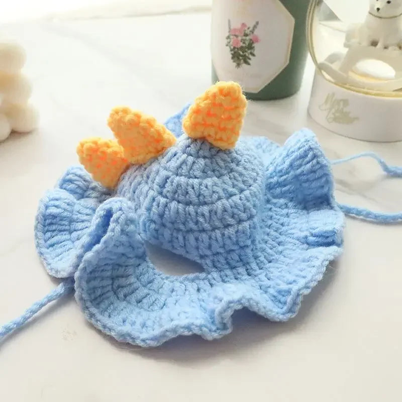 Cute Cat Hat Funny Pet Party Cosplay Knitted Headwear Accessories