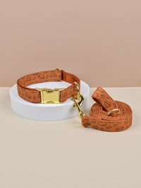 Coffee collar leash