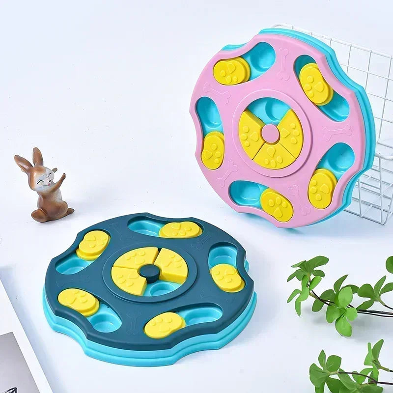 Dog Puzzle Toys Slow Feeder Interactive IQ Training Bowl
