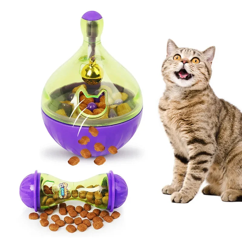 Pet Food Ball Toy - Interactive Tumbler Feeder For Dogs & Cats