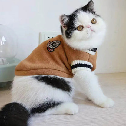 Cat Dog Sweater Winter Pet Clothes For Small Dogs And Cats