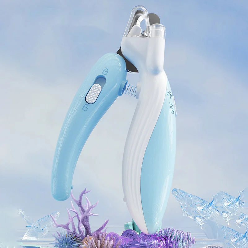 Professional Pet Nail Clippers With LED Light For Dogs And Cats