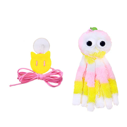 Interactive Cat Octopus Toy - Hanging Plush Kitten Entertainment