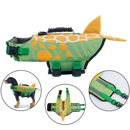 Dog Life Jacket Swimming Safety Vest for Small Medium Large Dogs