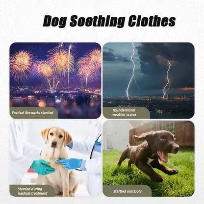 Dog Anxiety Vest - Breathable Stress Relief Thunder Jacket