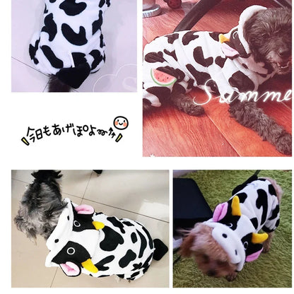 Soft Warm Fleece Dog Jumpsuits For Small Dogs Winter Clothing