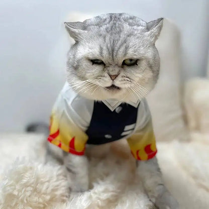 Halloween Pet Cosplay Rengoku Costume For Cats And Dogs