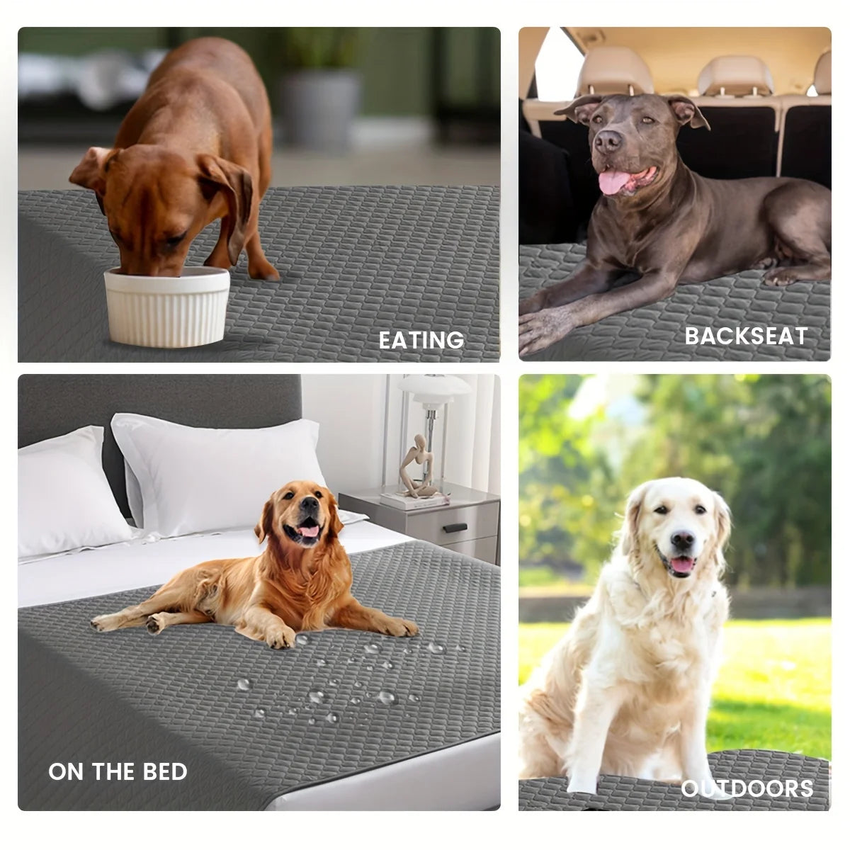 Waterproof Dog Bed Cover - Anti-Leak Pet Blanket For Furniture