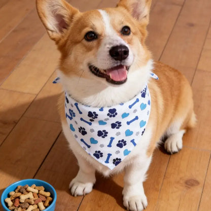 Cute Pink Cherry Blossom Pet Bandana For Dogs And Cats