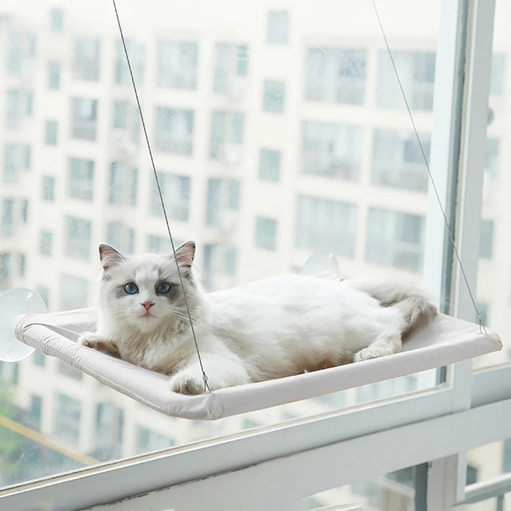 Cat Hammock Hanging Window Bed Mount with Sucker Cups