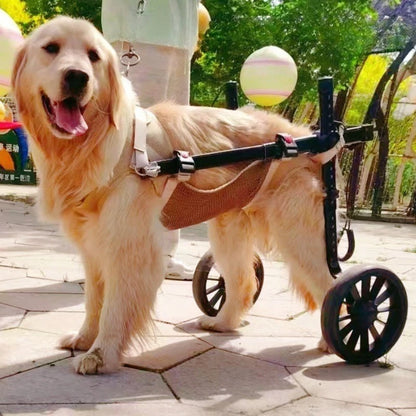 Pet Dog Wheelchair Rehabilitation Walking Assist Cart Training