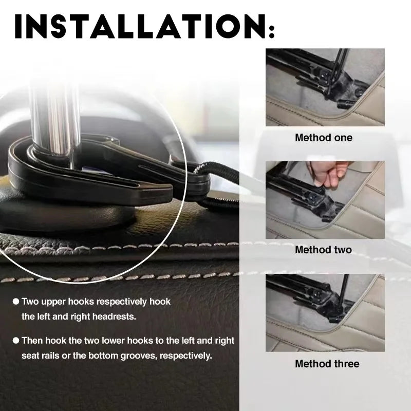 Pet Car Barrier Dog Safety Mesh Guard Back Seat Protector Net