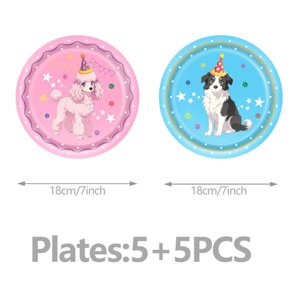 Dog Birthday Cake Toppers - Pet Puppy Party Decorations