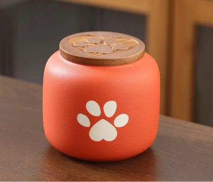 Ceramic Pet Urn Moisture-Proof Ash Box For Cats Dogs Birds