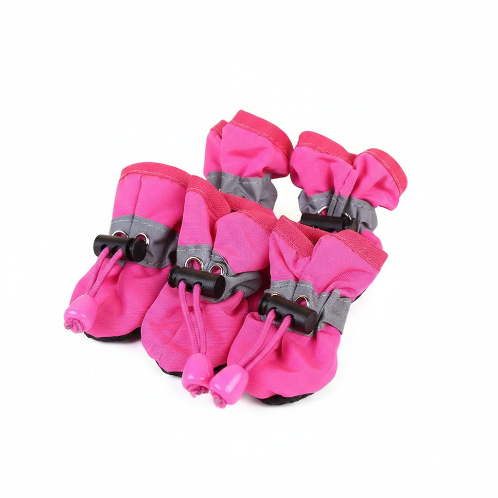 4pcs Water-Resistant Dog Shoes For Small Dogs - Outdoor Protection