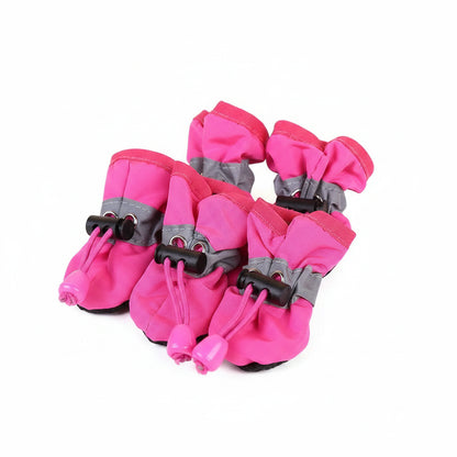 4pcs Water-Resistant Dog Shoes For Small Dogs - Outdoor Protection