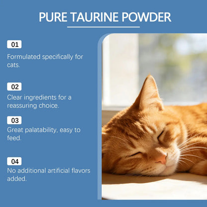 Cats Taurine Powder For Heart Health And Vision Support