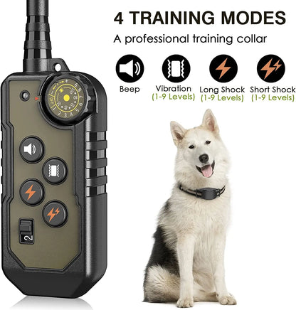 Electric Dog Training Collar With Remote Control Waterproof