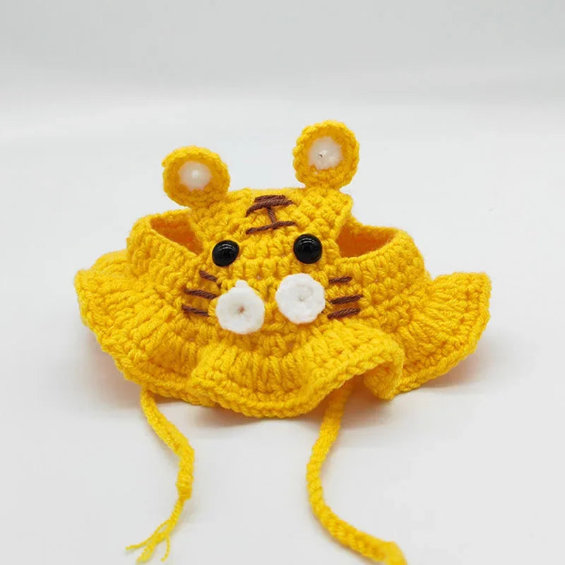 Cute Cat Hat Funny Pet Party Cosplay Knitted Headwear Accessories