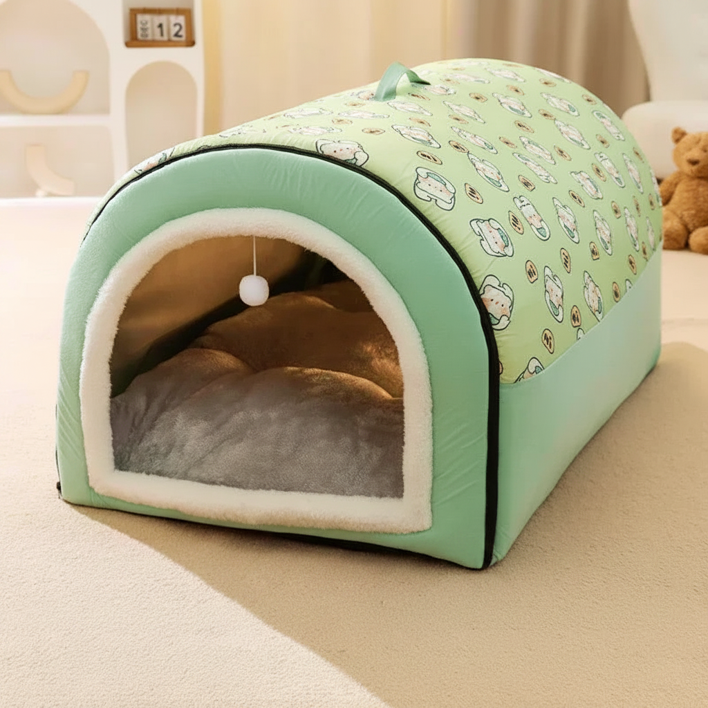 Removable Pet Dog Bed Cozy Nest For Small Medium Dogs Winter Warm