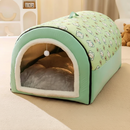 Removable Pet Dog Bed Cozy Nest For Small Medium Dogs Winter Warm