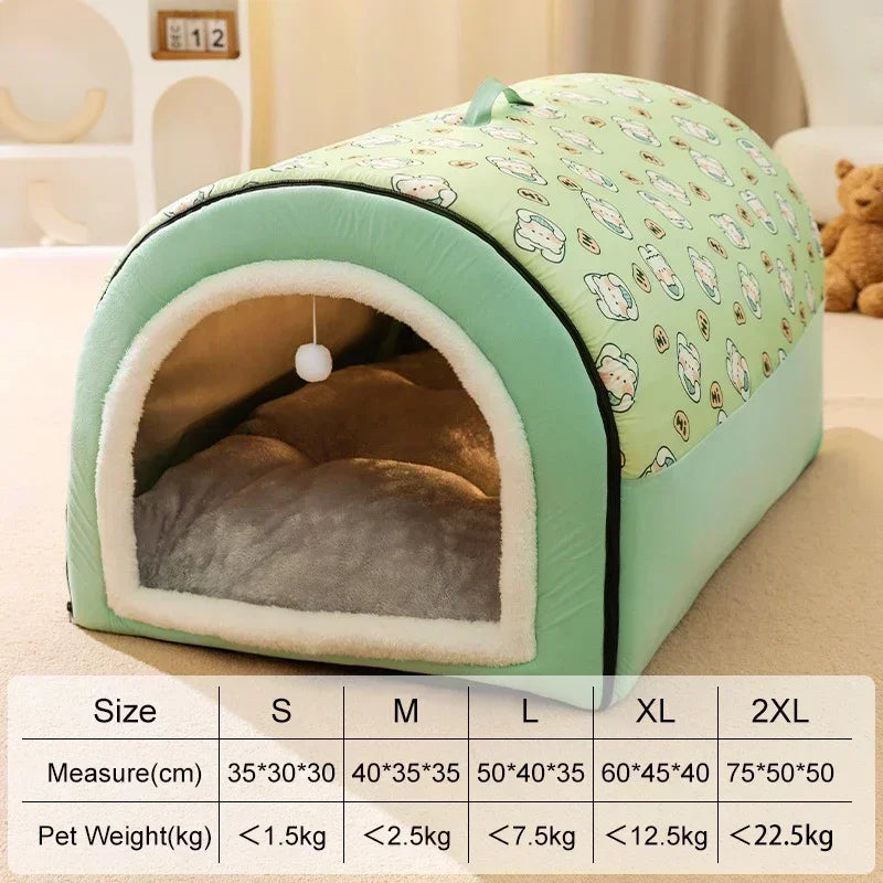 Removable Pet Dog Bed Cozy Nest For Small Medium Dogs Winter Warm