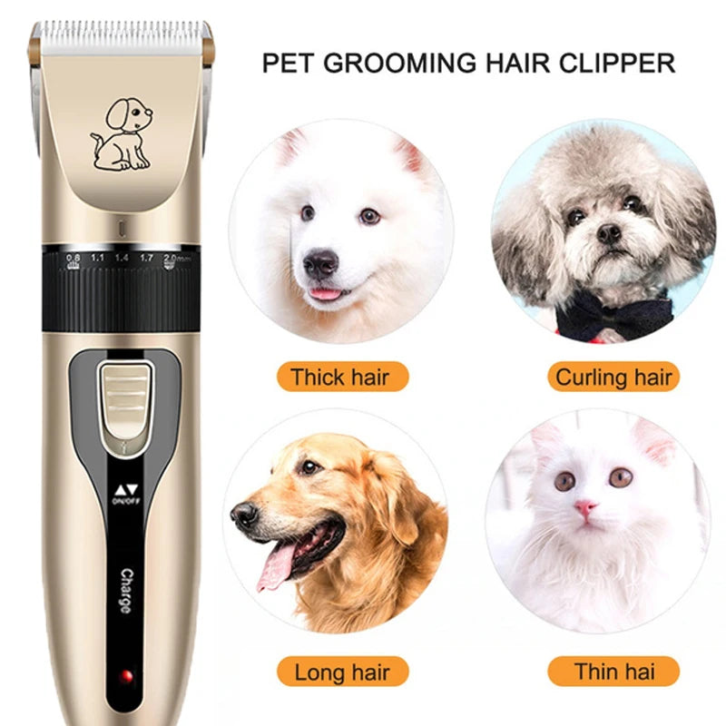 Electric Pet Clipper Grooming Kit For Dogs And Cats Professional
