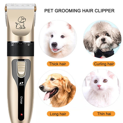 Electric Pet Clipper Grooming Kit For Dogs And Cats Professional