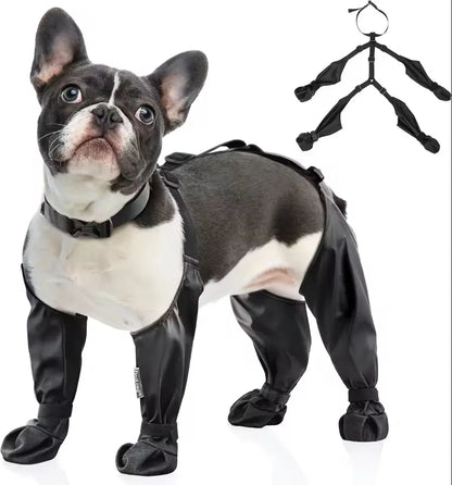 Waterproof Dog Shoes - Adjustable Pet Boots For Outdoor Protection