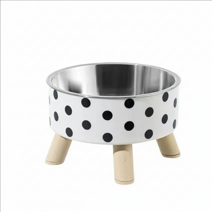 Stainless Steel Elevated Pet Bowls For Cats And Dogs