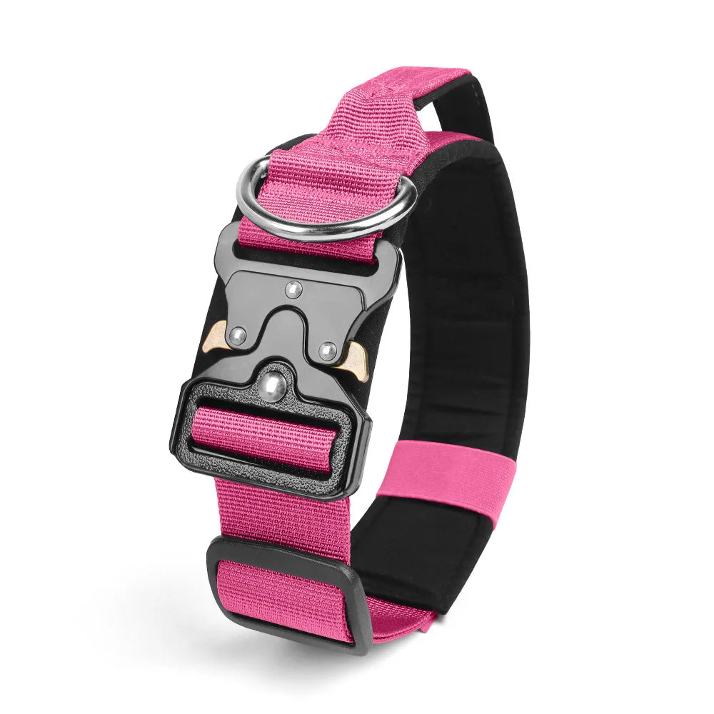 Tactical Dog Collar and Leash Set for Large Dogs - Durable Training