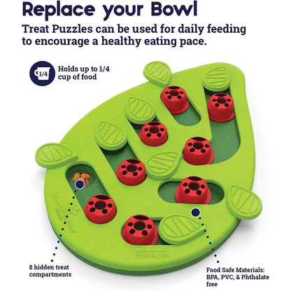 Interactive Cat Treat Puzzle Toy - Stimulating Food Dispenser